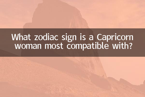 山羊座の女性と最も相性が良い星座は何ですか?