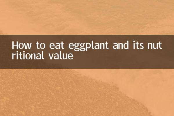 Cómo comer berenjena y su valor nutricional