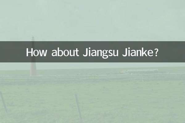 जिआंगसु जियानके के बारे में क्या ख्याल है?