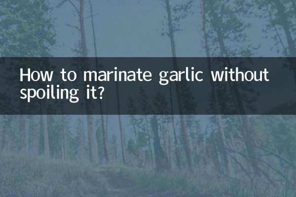 چگونه سیر را بدون فاسد شدن مرینیت کنیم؟