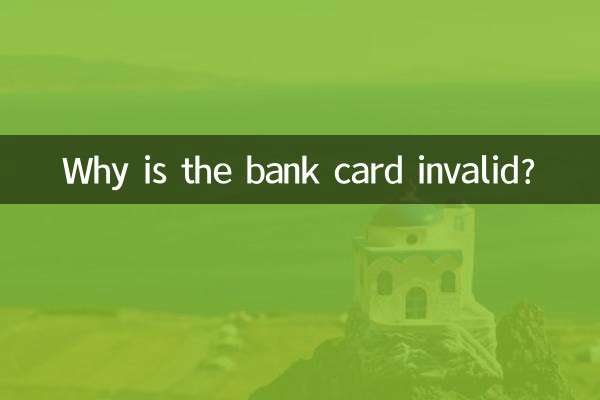 Por que o cartão do banco é inválido?