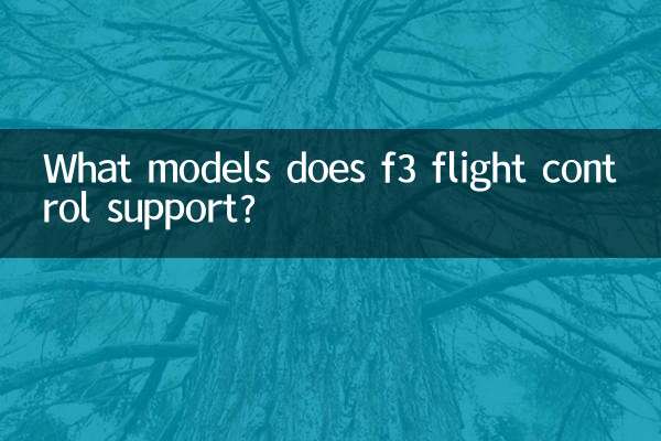 ¿Qué modelos admite el control de vuelo f3?