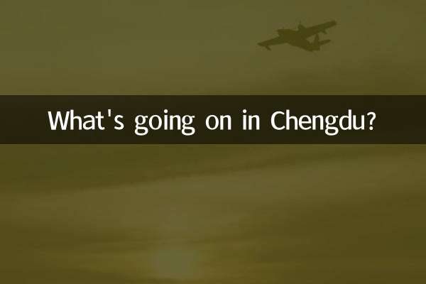 What's going on in Chengdu?