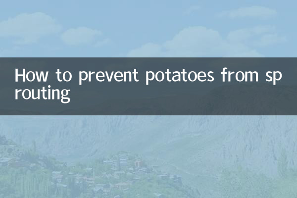 Como evitar que as batatas brotem