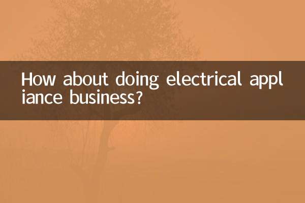 가전사업을 해보는 것은 어떨까요?