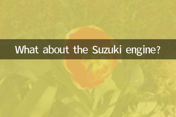 А что насчет двигателя Сузуки?