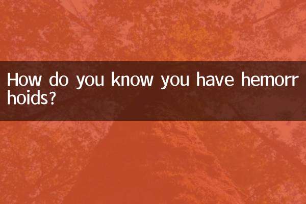 ¿Cómo sabes que tienes hemorroides?