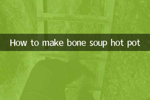 Comment faire une fondue de soupe aux os