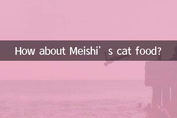 غذای گربه میشی چطور؟