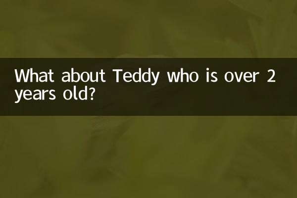 Was ist mit Teddy, der über 2 Jahre alt ist?