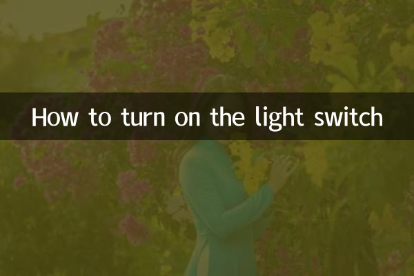 কিভাবে আলোর সুইচ চালু করবেন