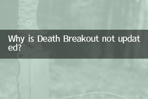 Pourquoi Death Breakout n’est-il pas mis à jour ?