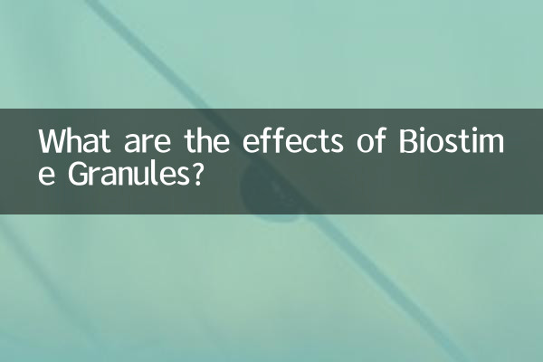 Welche Wirkung hat Biostime-Granulat?