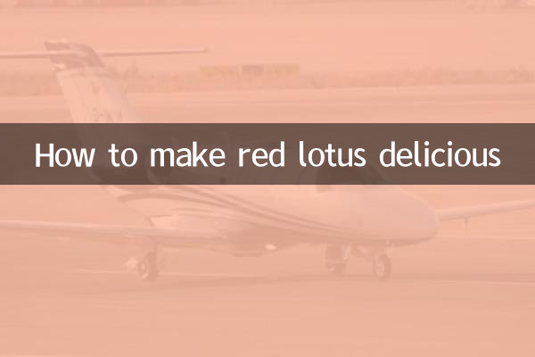 Como fazer lótus vermelho delicioso