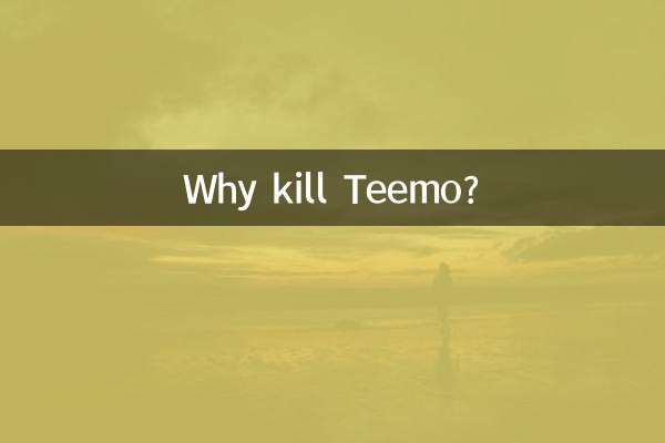 Pourquoi tuer Teemo ?