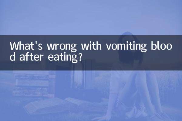 Pourquoi vomissez-vous du sang après avoir mangé ?