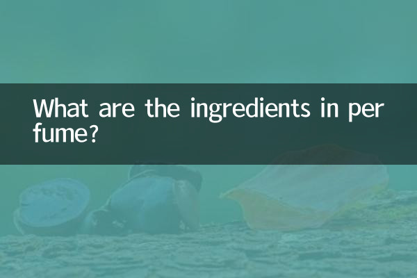 Quali sono gli ingredienti del profumo?