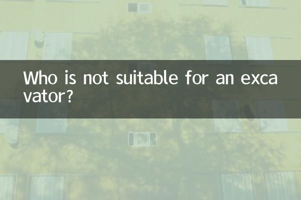 उत्खननकर्ता के लिए कौन उपयुक्त नहीं है?