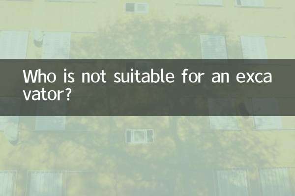 उत्खननकर्ता के लिए कौन उपयुक्त नहीं है?