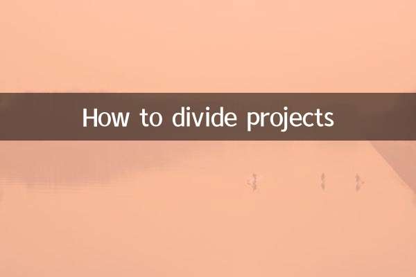 プロジェクトの分割方法