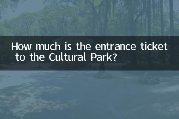 ¿Cuánto cuesta la entrada al Parque Cultural?