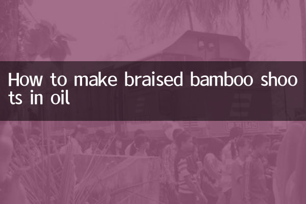 Come preparare i germogli di bambù brasati nell'olio