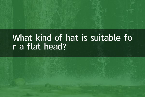 平たい頭にはどんな帽子が似合うのでしょうか?