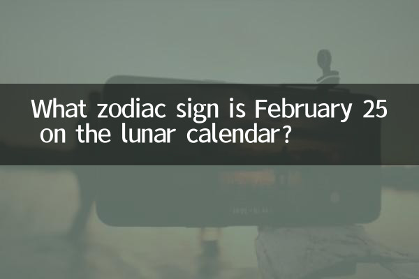 Quel signe du zodiaque est le 25 février sur le calendrier lunaire ?