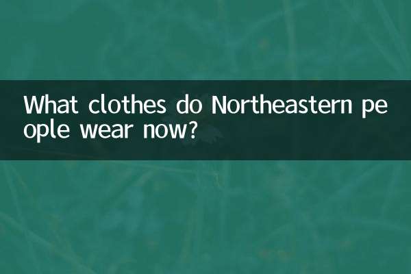 东北现在穿什么衣服