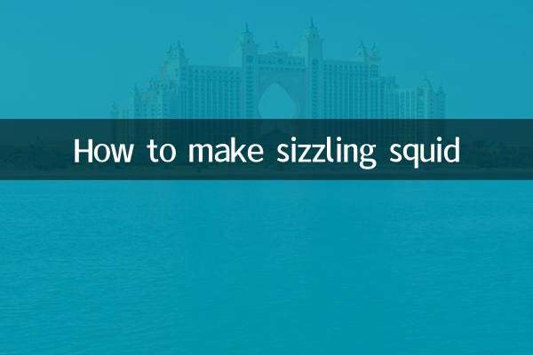 Comment faire des calamars grésillants