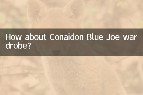 Wie wäre es mit der Conaidon Blue Joe-Garderobe?