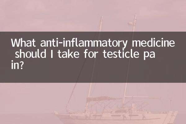 What anti-inflammatory medicine should I take for testicle pain?