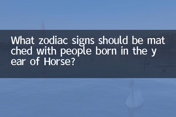 Welche Sternzeichen sollten Menschen zugeordnet werden, die im Jahr des Pferdes geboren wurden?