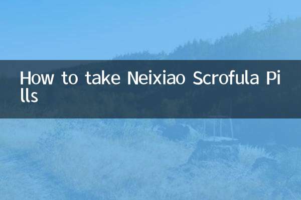 Come prendere le pillole di Neixiao Scrofula