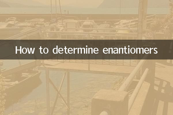 How to determine enantiomers