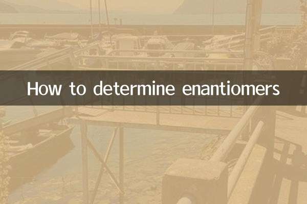 How to determine enantiomers