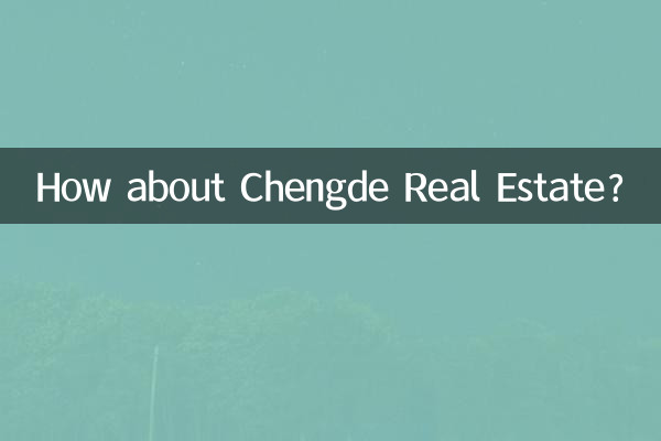 ¿Qué tal Chengde Real Estate?