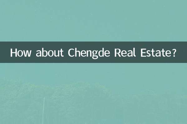 ¿Qué tal Chengde Real Estate?