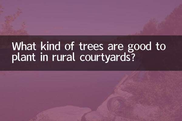 Welche Bäume lassen sich gut in ländlichen Innenhöfen pflanzen?