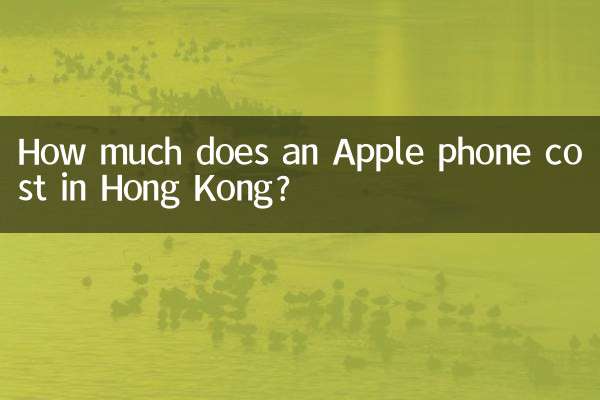 ¿Cuánto cuesta un teléfono Apple en Hong Kong?