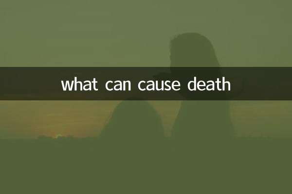 was zum Tod führen kann