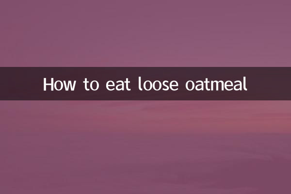 Come mangiare la farina d'avena sfusa