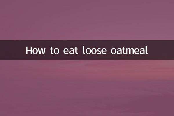 Come mangiare la farina d'avena sfusa