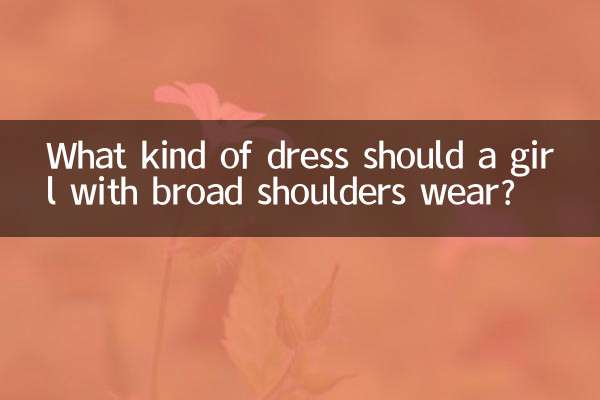 Was für ein Kleid sollte ein Mädchen mit breiten Schultern tragen?
