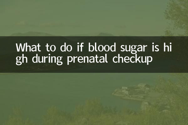 Qué hacer si el nivel de azúcar en sangre es alto durante el control prenatal