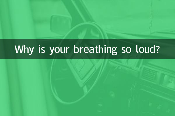 ¿Por qué tu respiración es tan fuerte?