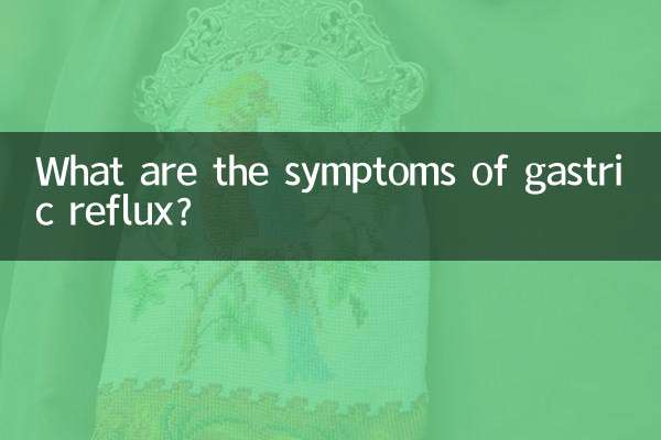 胃反食流是什么症状