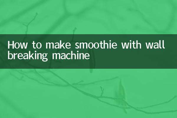 Как приготовить смузи с помощью стенолома