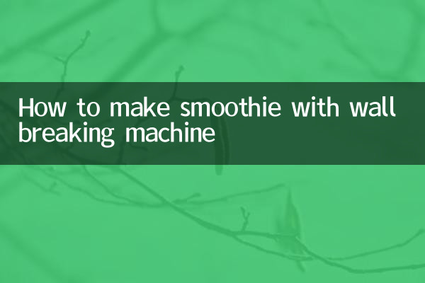 Как приготовить смузи с помощью стенолома