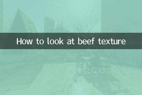 چگونه به بافت گوشت گاو نگاه کنیم